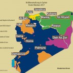 Militärische und politische Kräfteverhältnisse in Syrien, Ende Oktober 2017