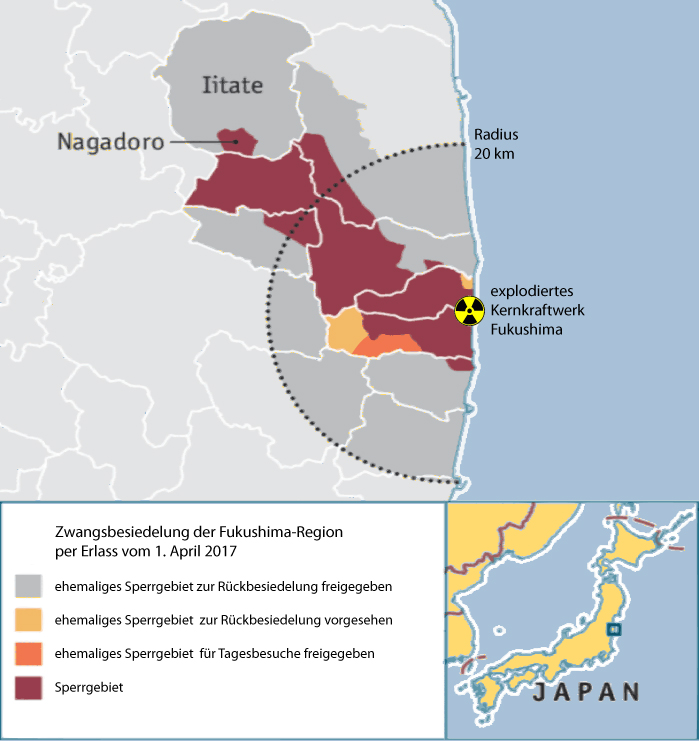 Zwangsbesiedelung der Fukushima-Region