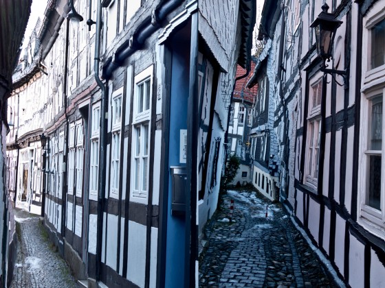 Gassen in Goslar (Bebauung aus dem 17. Jahrhundert)