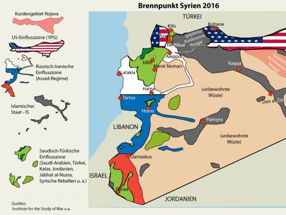 Schlangengrube Syrien 2016